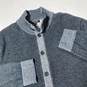 Banana Republic Cardigan Sweater‎ Men's Size XXL Button Up Charcoal Gray